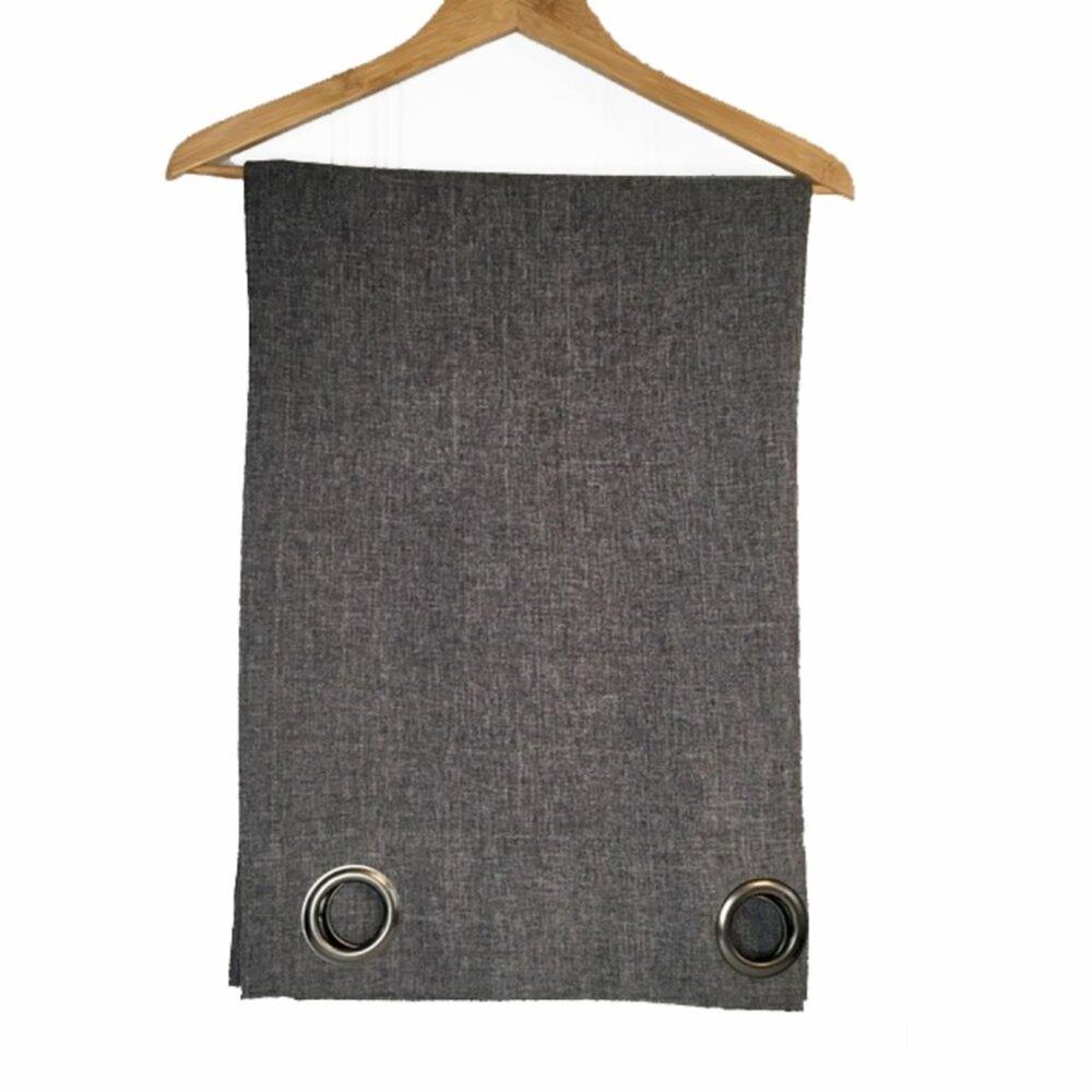 Duck River Grey Grommet Window Treatment Curtain